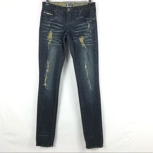Soundgirl Junior Distressed Skinny Jeans